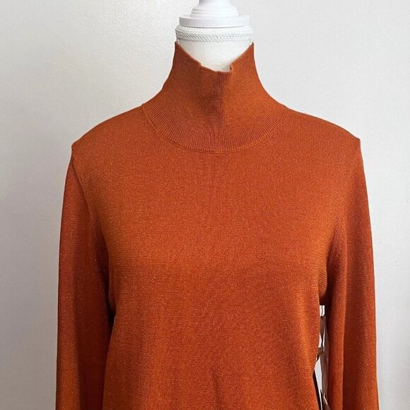 NWT ATHLETA X ALICIA KEYS JUSTAUCORPS INNER STRENGTH BODYSUIT IN GLITTER ORANGE - Picture 5 of 13